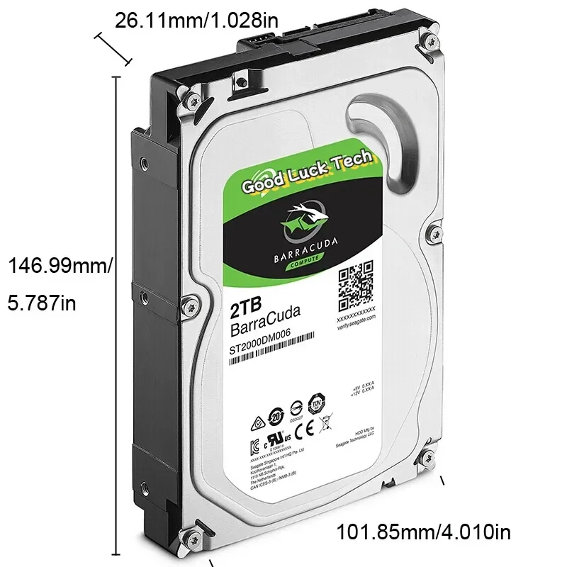 Для Sea-gate 2 ТБ жесткий диск HDD Настольный внутренний ST2000DM006 Жесткий 7200 об/мин 64 м 3 5