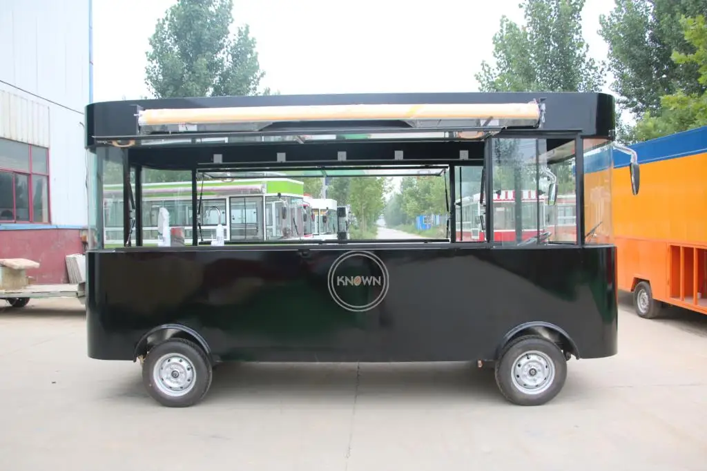 Luxury Multifunction Sale Vending Truck Big Mobile Food Trailer For Street Fast Snack Cart |