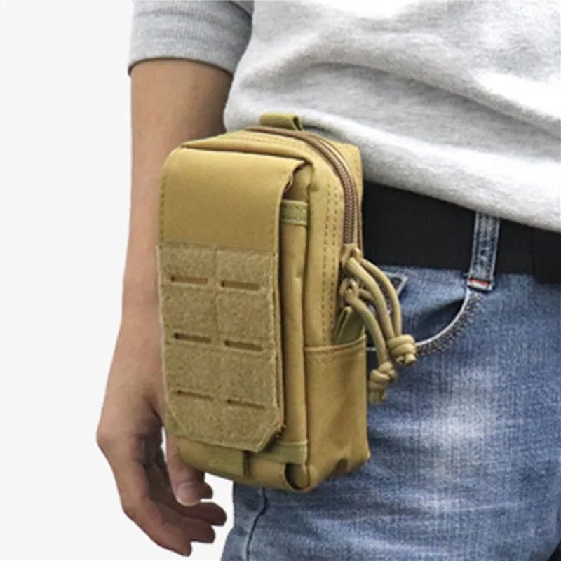 

Тактическая Сумка Molle, военная поясная уличная мужская повседневная сумка для инструментов, жилет, кошелек, компактная сумка Оксфорд для охоты