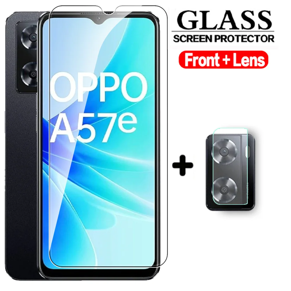 Закаленное стекло для объектива камеры 2 в 1, для Oppo A57e A57s A77s A77, Защита экрана для OppoA 57s 77s 77 57e 4g 6,56'