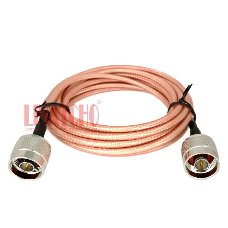 3 Meters RG303 Low Loss Silver Plated Copper N Male to N Male Antenna Jumper Cable