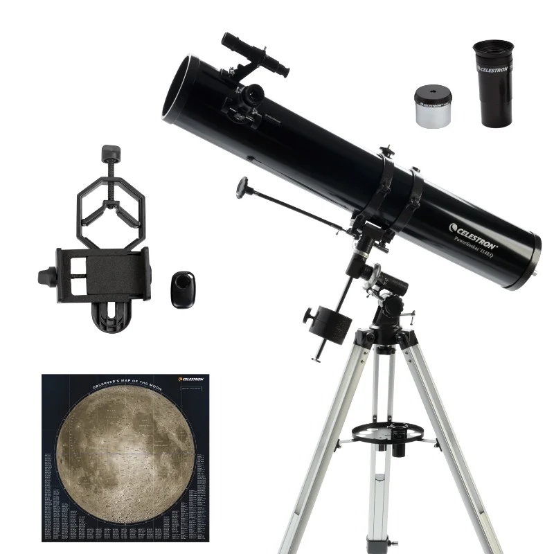 

Astronomical Telescope PowerSeeker 114 EQ Telescope and AstroImaging Deluxe Kit