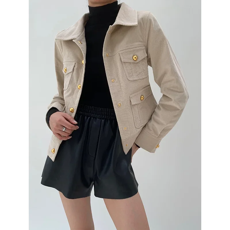 Элегантная осенняя новая женская куртка 2024 верхний дизайн чувственный