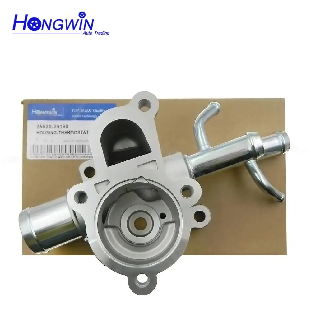 Оригинальный корпус термостата № 25620 26160 подходит для Hyundai Accent 01-05 1.6 л L4 Kia Rio 1.4L -10 25620-26160 2562026160.
