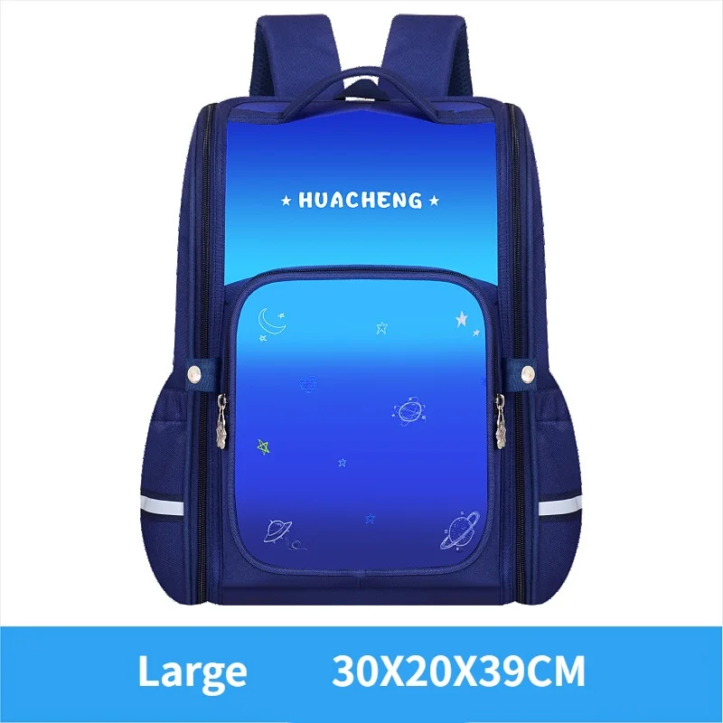 Gradient Color Children Cute Universe Fashion Large Capacity Backpacks New Primary Girl Boy Cartoon Schoolbags for Students Hot