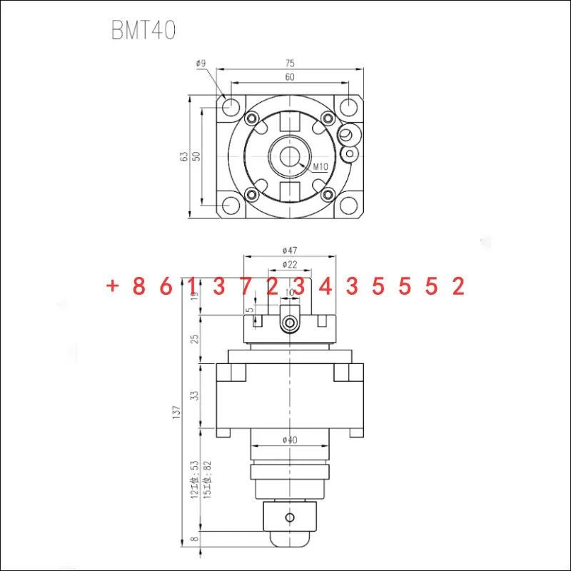 Держатель токарного станка BMT40 45 BMT55 BMT65 Держатели револьверных инструментов с