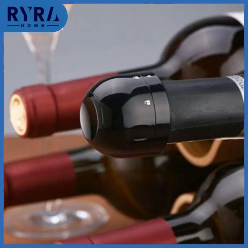 

1 Pcs Red Wine Bottle Plug Vacuum Sealer Wine Champagne Stopper Sealed Leak-proof Kitchen Barware Bar Accessories Party Tool