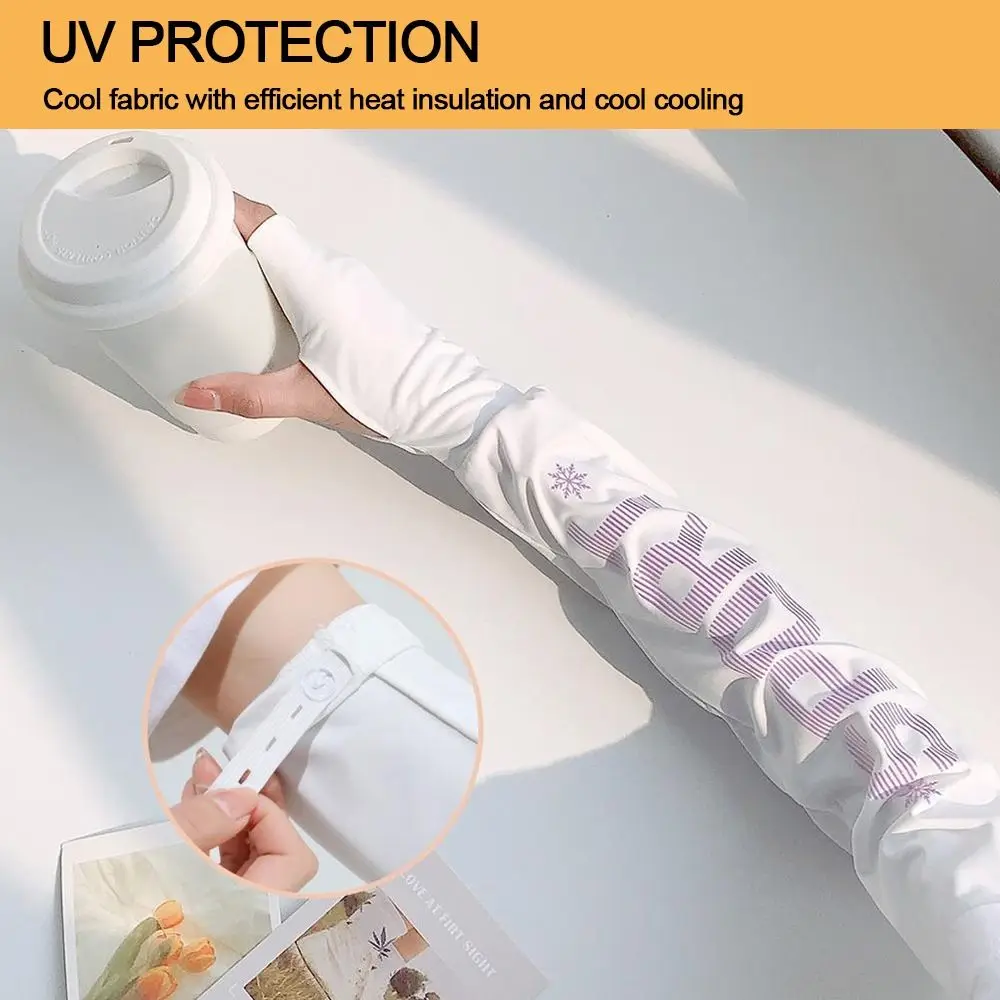 

Новинка, летняя охлаждающая Спортивная одежда для бега, занятий спортом на открытом воздухе, защита от солнца, рукава для рук