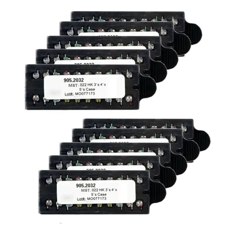 Металлические ортодонтические брекеты DCLOUD Roth MBT 0,022/0,018 3 4 5 крючков