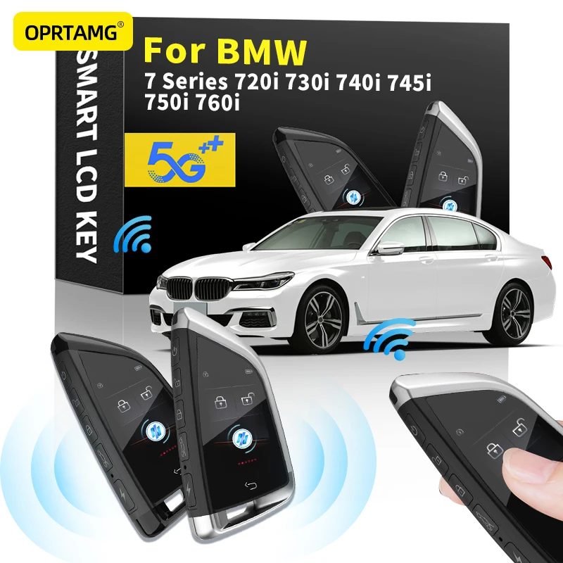 

For BMW 7 Series 720i 730i 740i 745i 750i 760i Modified Car Smart LCD Key Remote smart key 1996-2017 2018 2019 2020 2021 2022