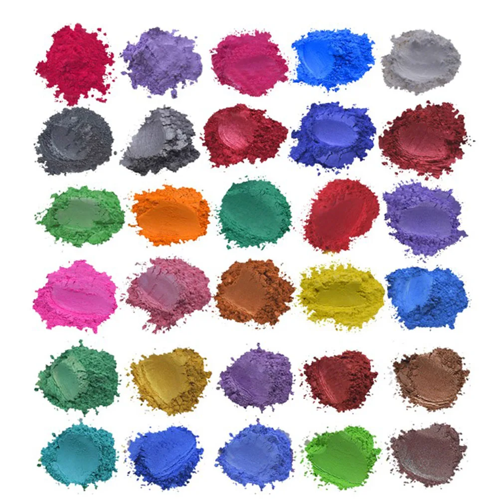 

Dye Nail Art Tool Bath Bombs Mica Pigment Powder Candle Craft Jewelry Pearl Art Decorating Additive DIY