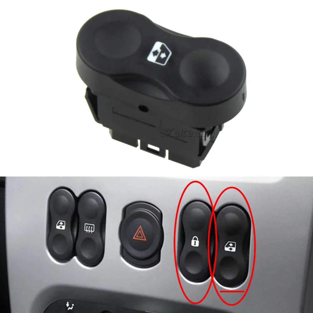 

Car Front Electric Power Window Lifter Switch Control Button For Dacia Logan MCV Sandero Duster 8200602227 8200325065