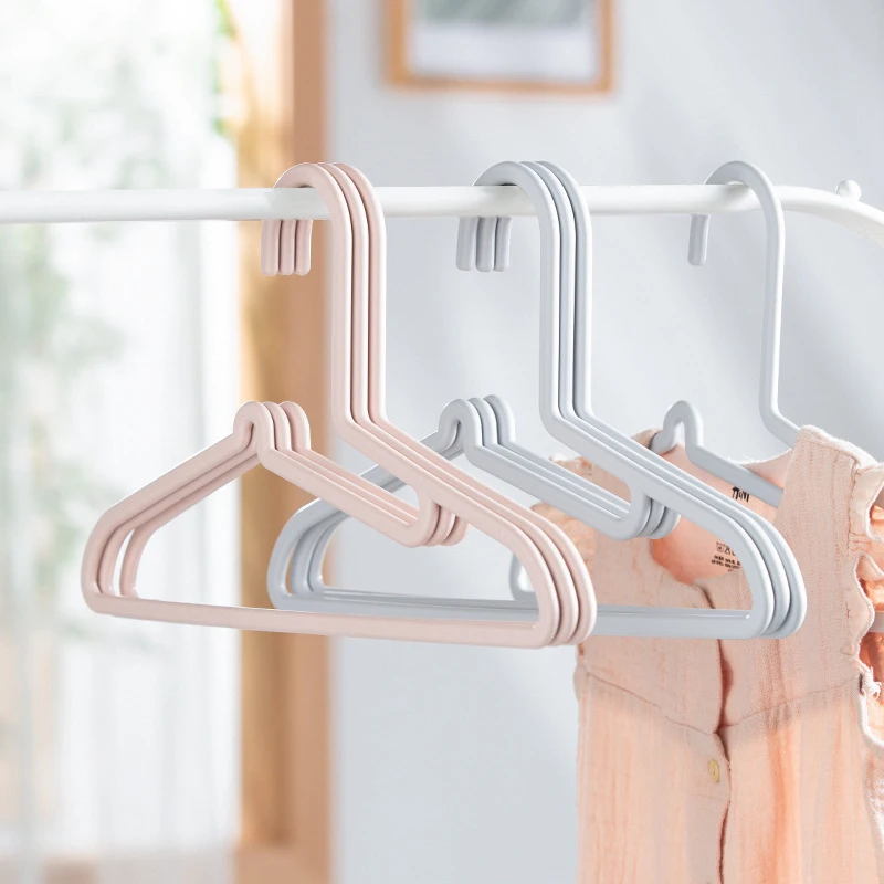 NEW 10PCS Adult Clothes Hangers Jeans Children Pants Coat Hanger Home Storage Holder Dress Hanger Dying Racks Plastic Hanger