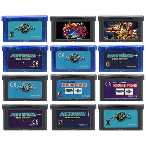 Игровой картридж GBA Metroid Series 32-битная игровая консоль карта Fusion Zero Mission последняя