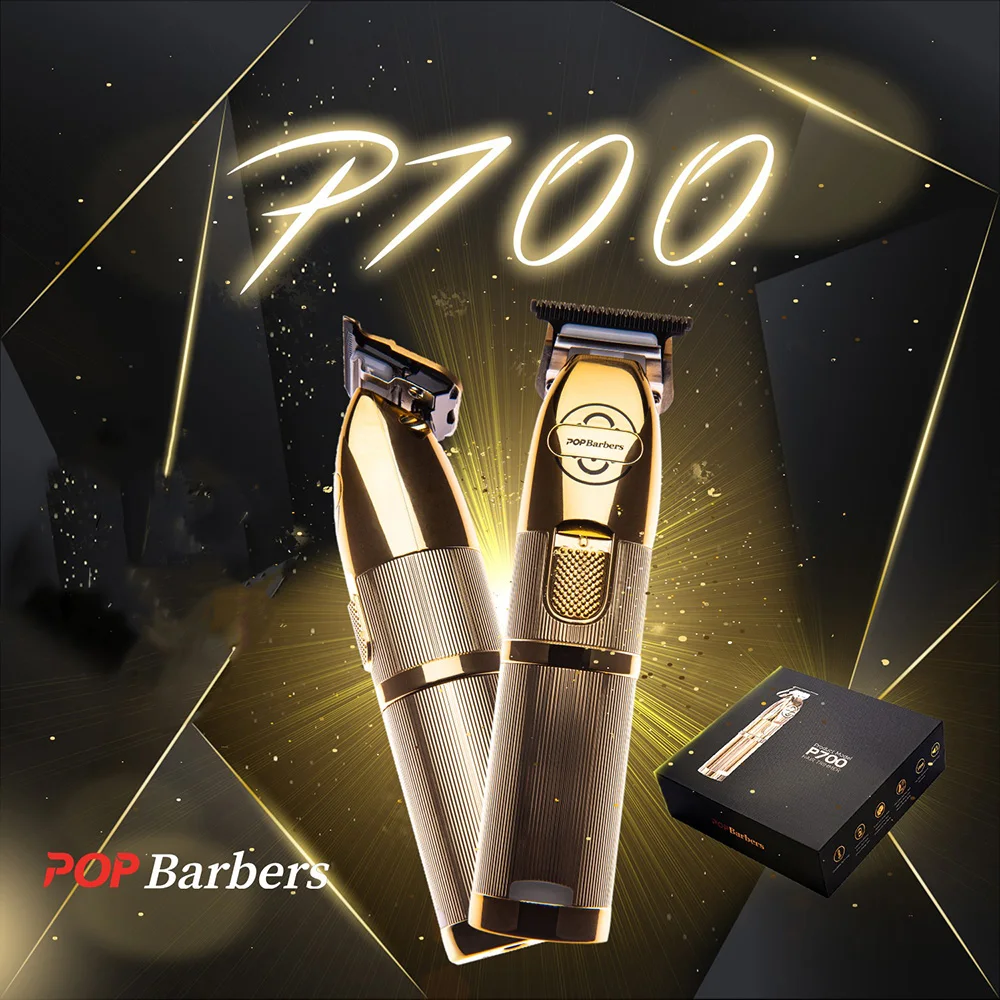 Professional Barber Electric Finishing Trimmer Barbershop Hairdresser Hair Cutting Machine Hair Clipper P700 M6 Haircut Tools