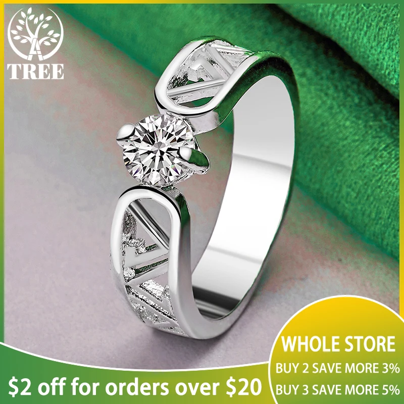 

Женское кольцо из серебра 925 пробы, свадебное кольцо