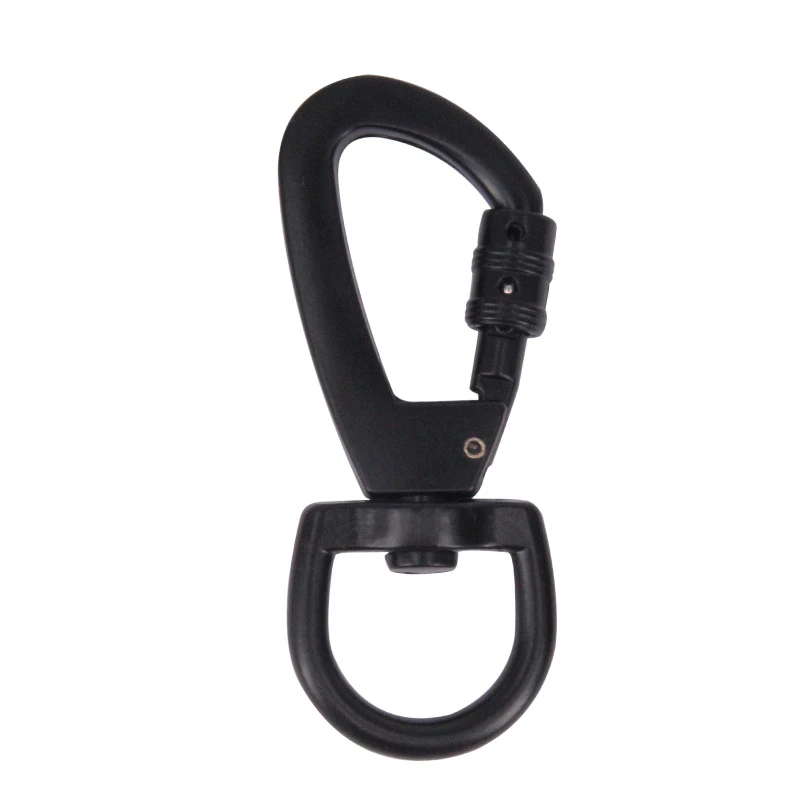 

Multifunctional D-type Buckle Auto Locking Carabiner with Swivel Rotating Ring for Outdoor Climbing Keychain Hooks Accessories