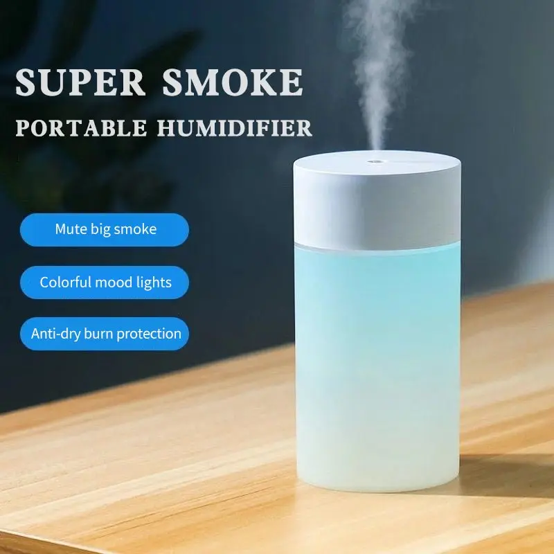 

300ml Mini Air Humidifier Essential Oil Diffuser Sprayer Mist Maker Fogger Ultrasonic Aromatherapy Aroma Car Home Humificador