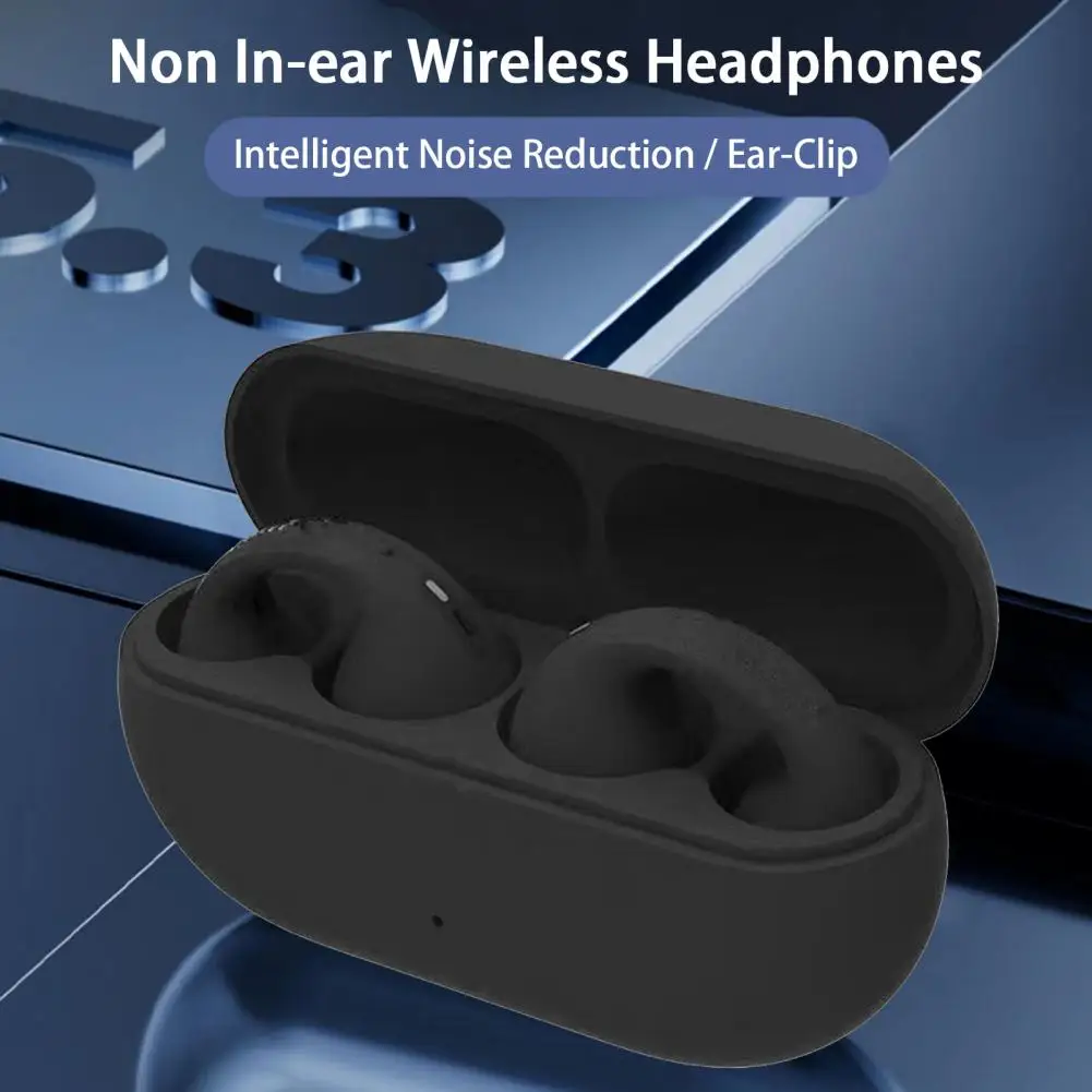 

Прочная эргономичная гарнитура с зажимом для ушей, совместимая с Bluetooth 5,3, наушники с микрофоном для безболезненного ношения, аксессуары для спорта