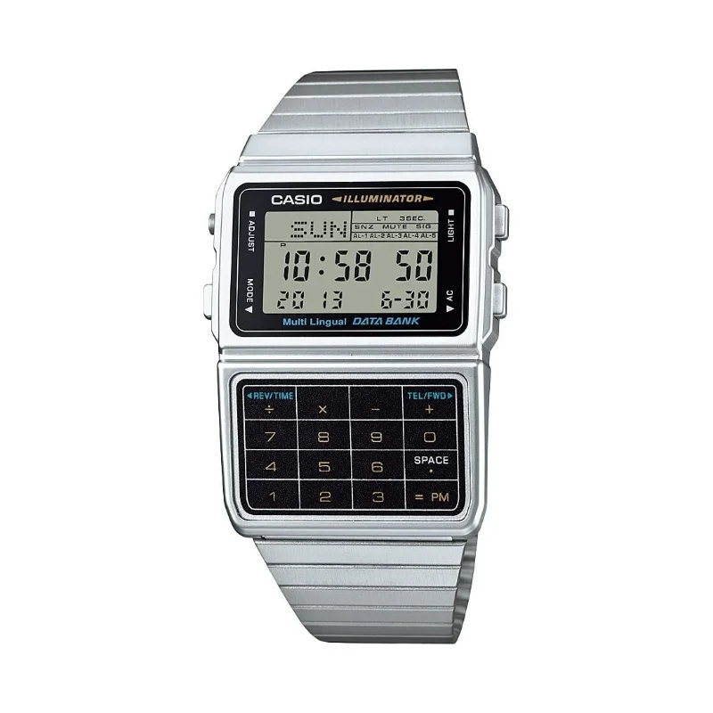 

Men's Stainless Steel Vintage Calculator Watch DBC611-1VT