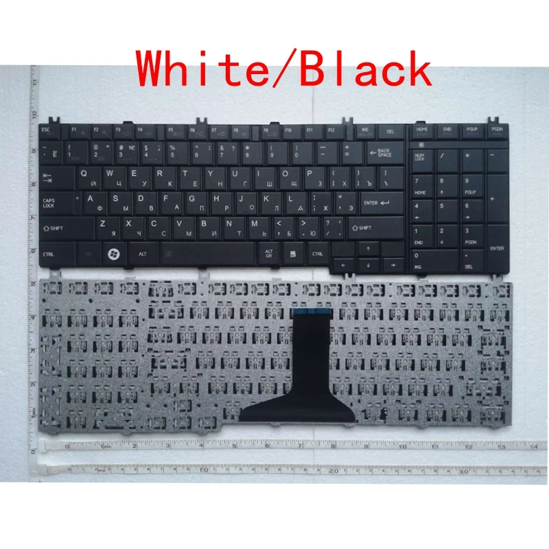 Фото Русская клавиатура GZEELE для ноутбука toshiba Satellite C650 C655 C660 C670 L675 L750 L755 L670 L650 L655 L670 L770 L775 L775D RU №1