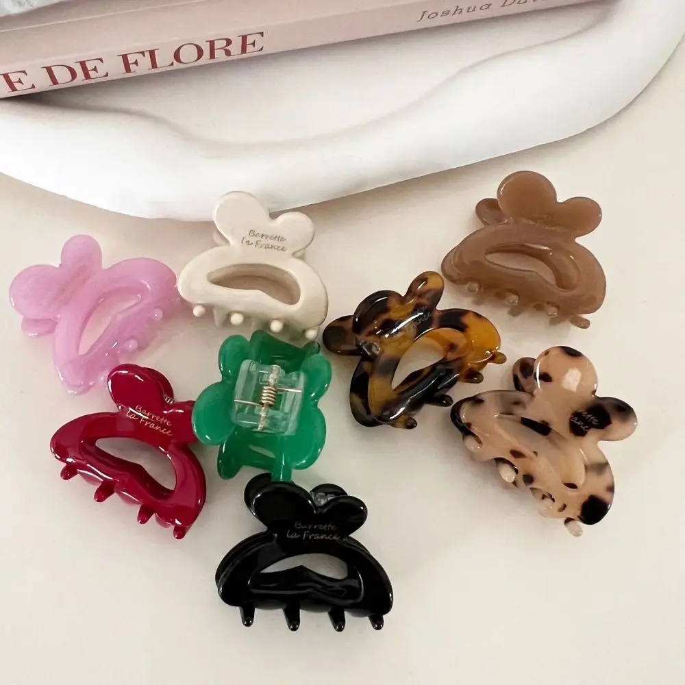 

Small Elegant Acetate Rabbit Ear Hair Claws Women Mini Hairpins Butterfly Shark Clip Ponytail Clips Sweet Hair Clips