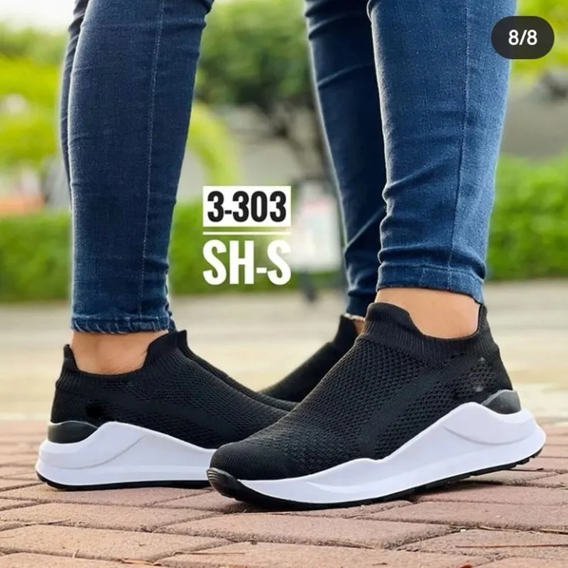 

Women Sneakers 2022 Fashion Sports Shoes Round Toe Mesh Outer Wear Trend Sports Shoes Running Shoes Zapatos De Mujer sneaker