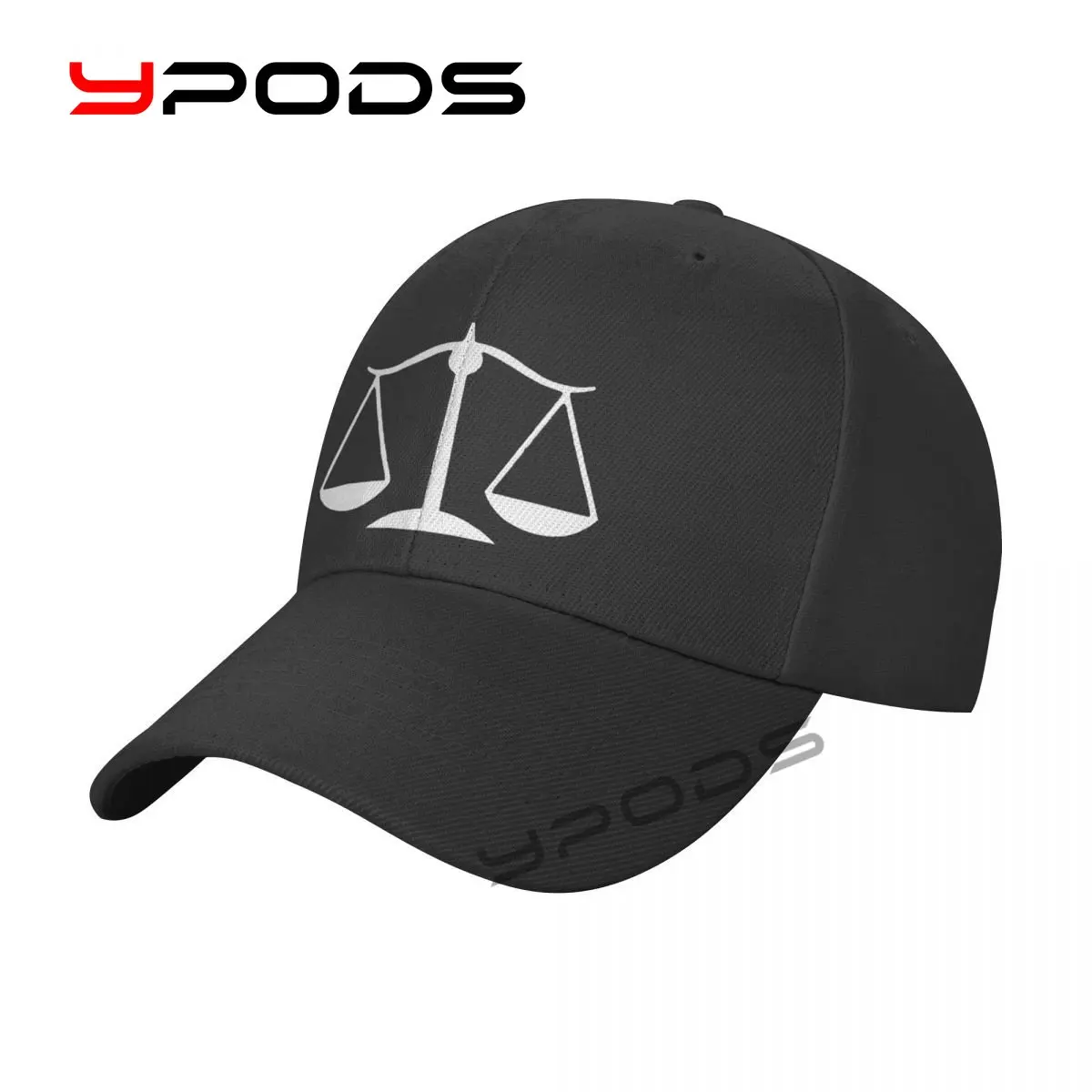 

Plain Solid Color Baseball Caps Law Justice Scale Lady Justice Lawyer Multicolor Women Visor Hat Adjustable Casual Sports Hats