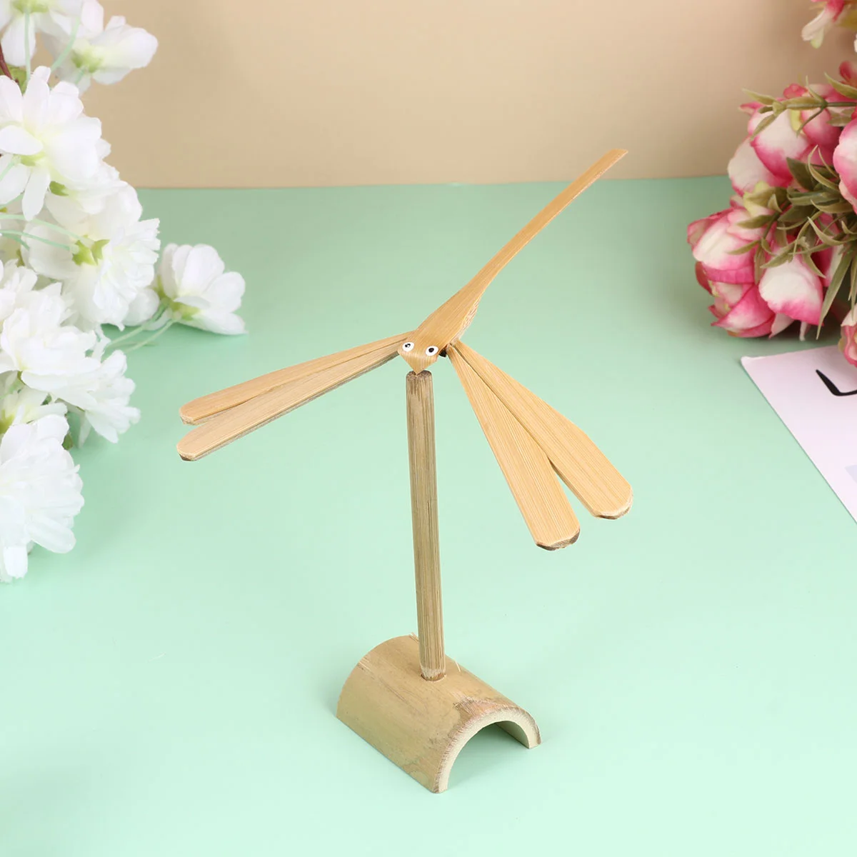 

Toy Dragonfly Balance Wood Flying Kids Desktopgoodie Gift Birthday Helicopter Mini Balancing Hand Figurine Propeller Gravity