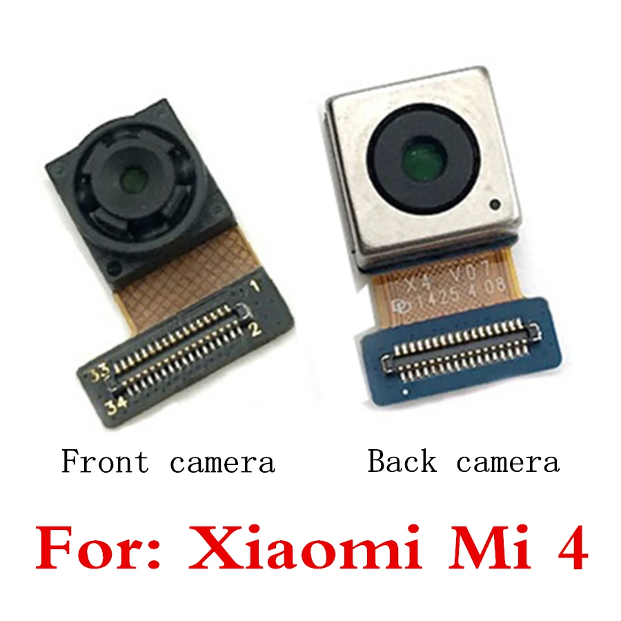 

Rear & Front Camera Module For Xiaomi Mi 4 Rear Back Camera Flex Cable For Xiaomi Mi4 Replacement Repair Parts