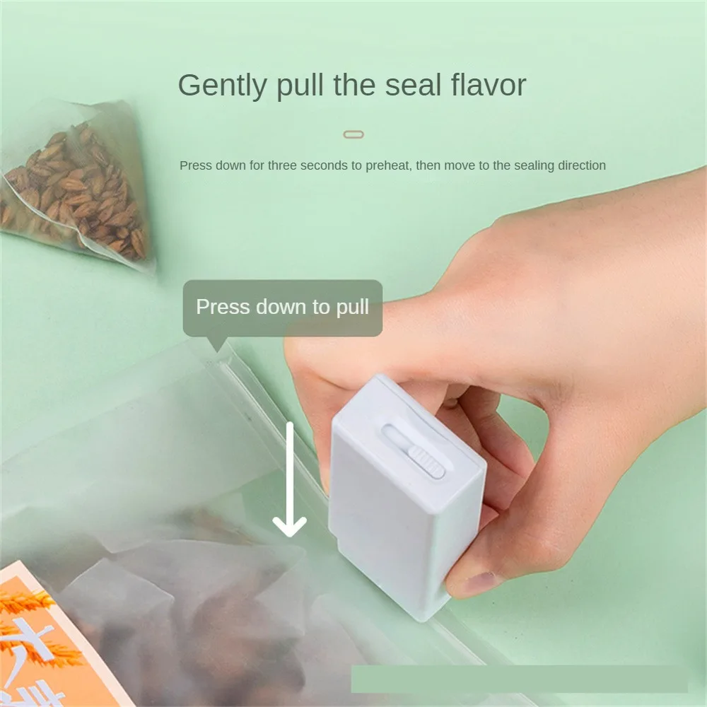 

Storage Bag Clip Simple Style For Food Snack Food Bag Sealing Machine Press Type Plastic Bag Sealer Machine Kitchen Accessories