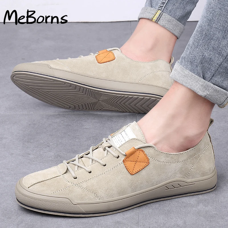 

men shoes spring autumn casual outdoor flats men handmade lace up black shoes for men cow suede leather spring autumn men shoes
