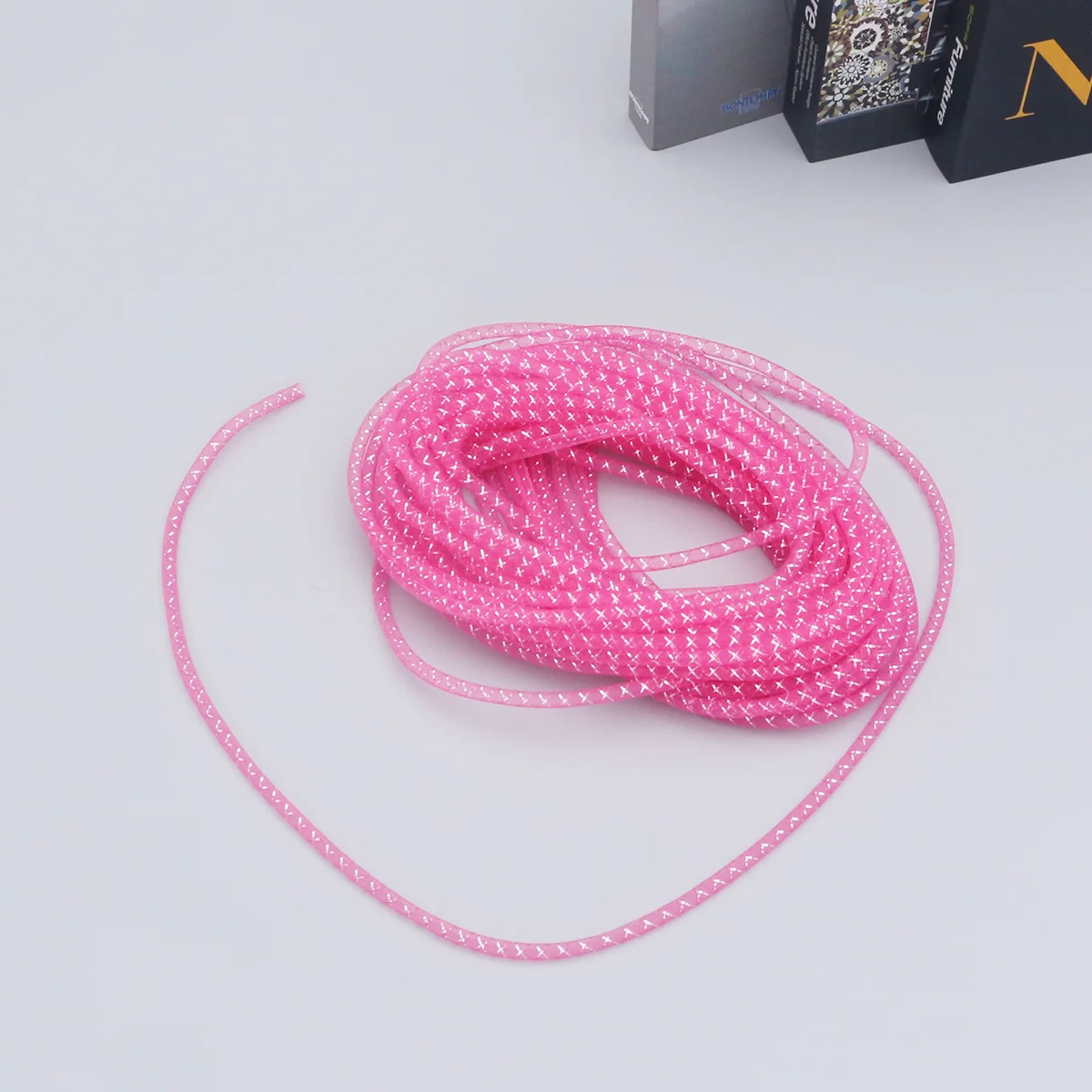 

Mesh Tubing Tube Cord Ribbon Craft Flex Crafts Wreaths Jewelry Net Necklace Rope Wire Nylon Crafting Thread Yarn Making Elastic