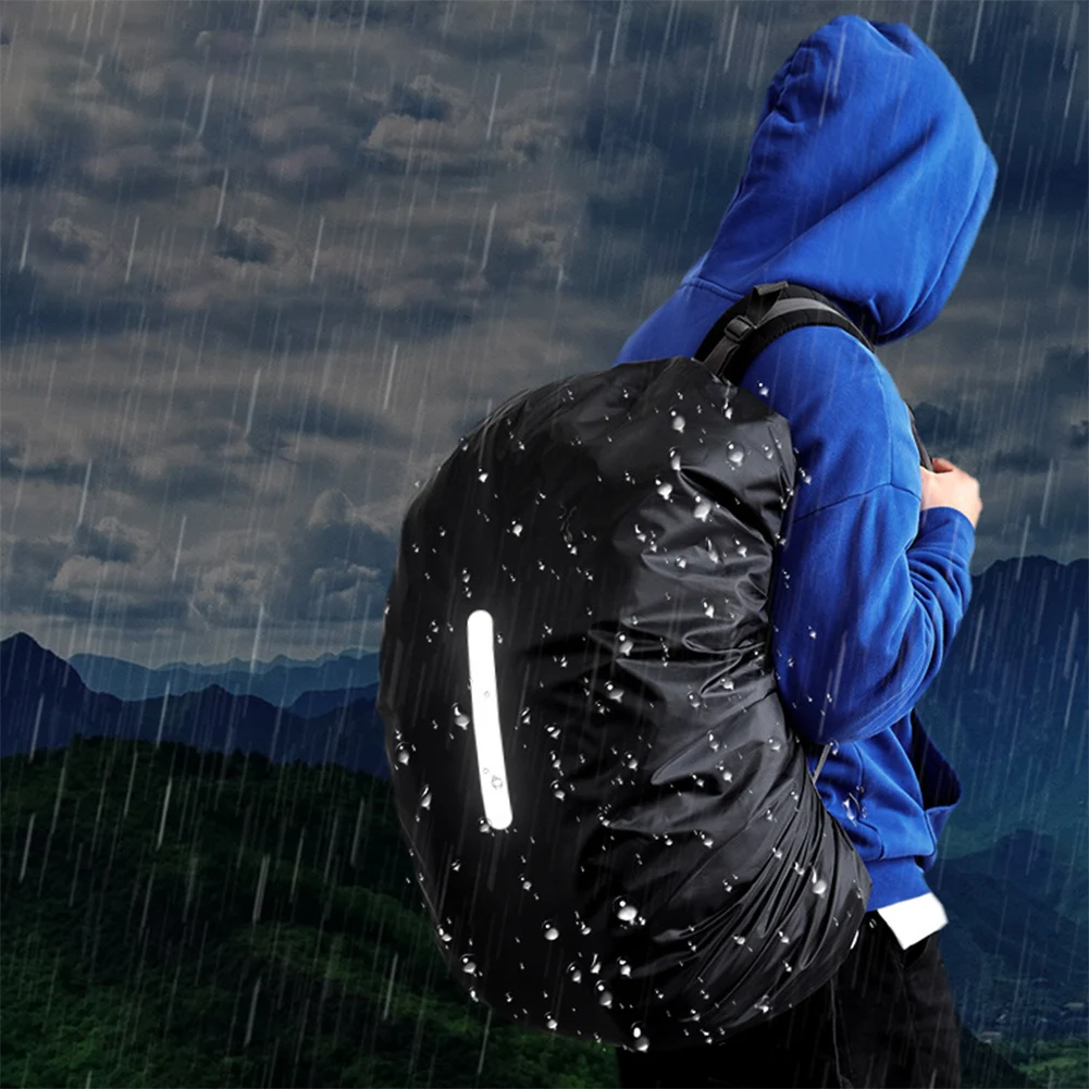 Светоотражающий водонепроницаемый рюкзак чехол от дождя для активного отдыха