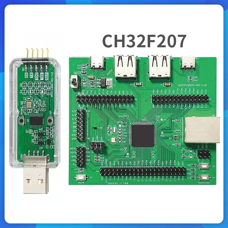 CH32F207 Плата разработки 1GMAC 10MPHY CH32F207VCT6-EVT Core Evaluation Board