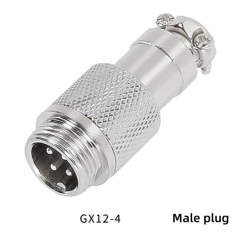 Авиационный разъем GX12, 2/3/4/5/6/7-контактный разъем M12 с резьбой M/F для тяжелых машин RS765