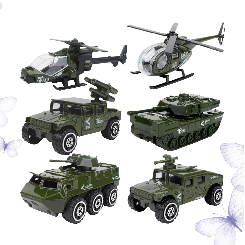 

Car Minitoy Vehicle Model Toys Kids Playset Models Diecast Alloy Sliding Vehicles Helicopter Cars 87 1