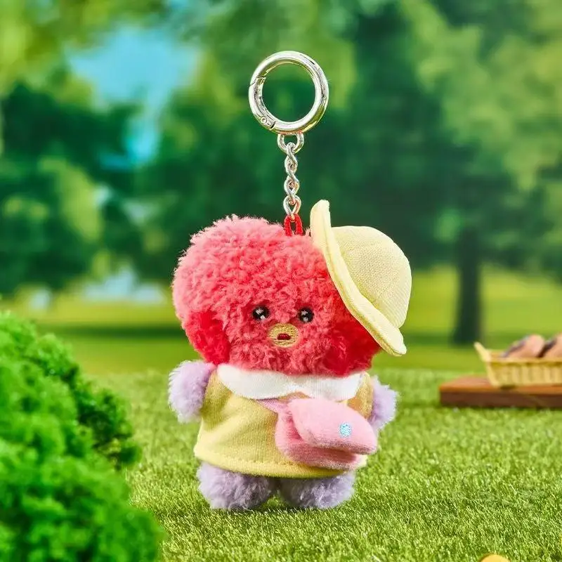 Фото Плюшевые игрушки из серии «Весенний тур» BT21 Chimmy Cooky в стиле аниме, модные новые плюшевые куклы, рюкзаки, брелоки, аксессуары, подарки для девочек №4
