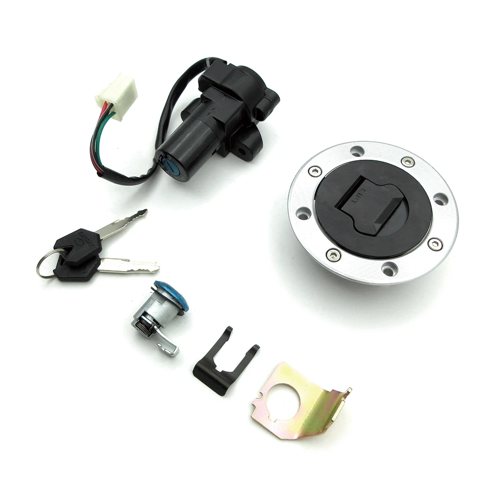 Комплект ключей для мотоцикла Suzuki Bandit 250, 400, GSF 250, 74A, GSF400, 75A, 77A, 79A, выключатель выключения, в сборе, комплект крышек для топливного бака и бензобака