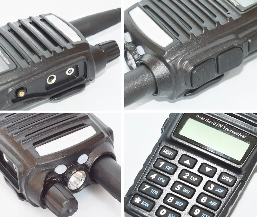 8W 5W Portable Radio Walkie Talkie UV-82 Dual PTT Two-way Vhf Uhf Amateur Radio Receiver UV82 Two Way Transmiter