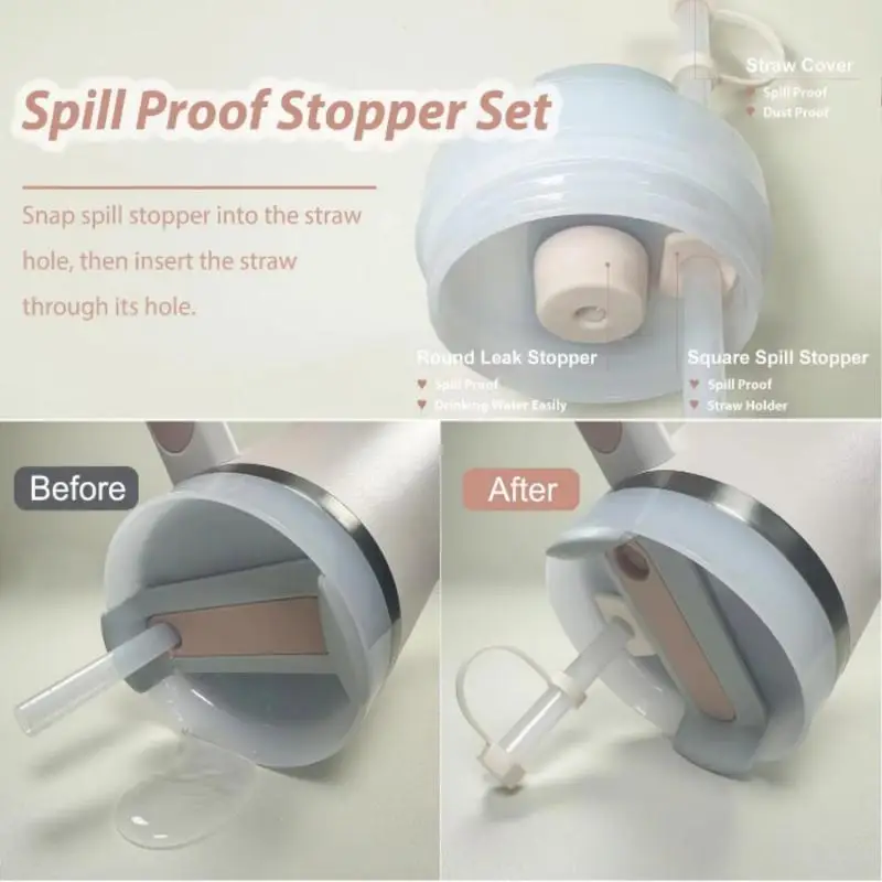 10 шт. набор пробок для Stanley 40/30 унций 6 силиконовая пробка с защитой от разливов 3