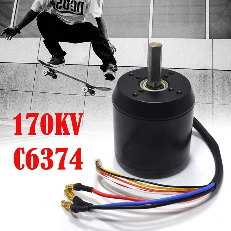 Бесщеточный внешний мотор C6374 170KV с ремнем и замкнутой крышкой для электрического