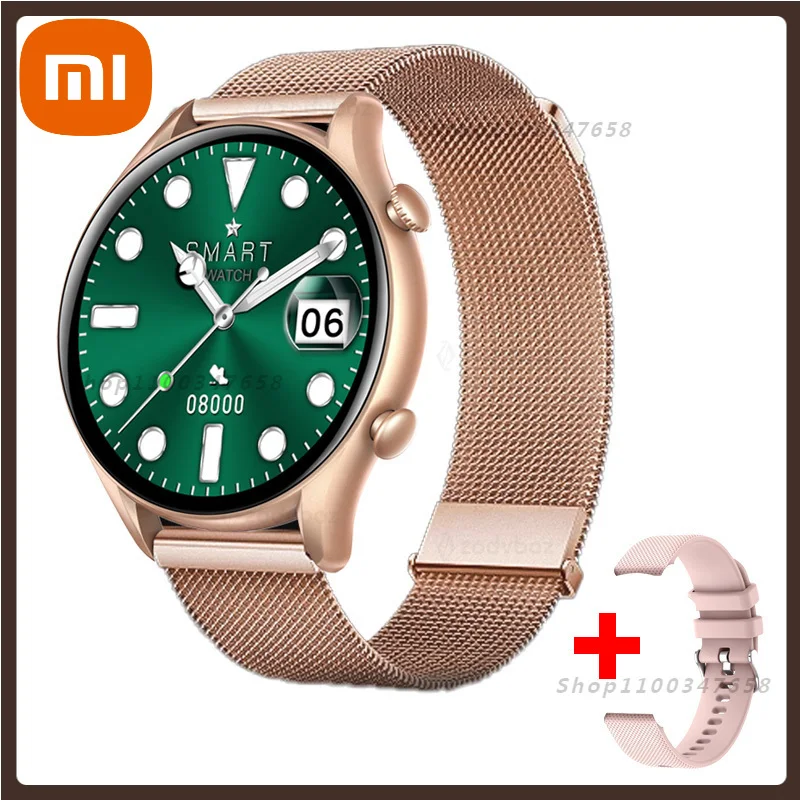 

Xiaomi 2022 New Women Smart Watch Men Custom Dial Call Sport Track Watches Women Heart Rate Ladies Smartwatch For Samsung Xiaomi