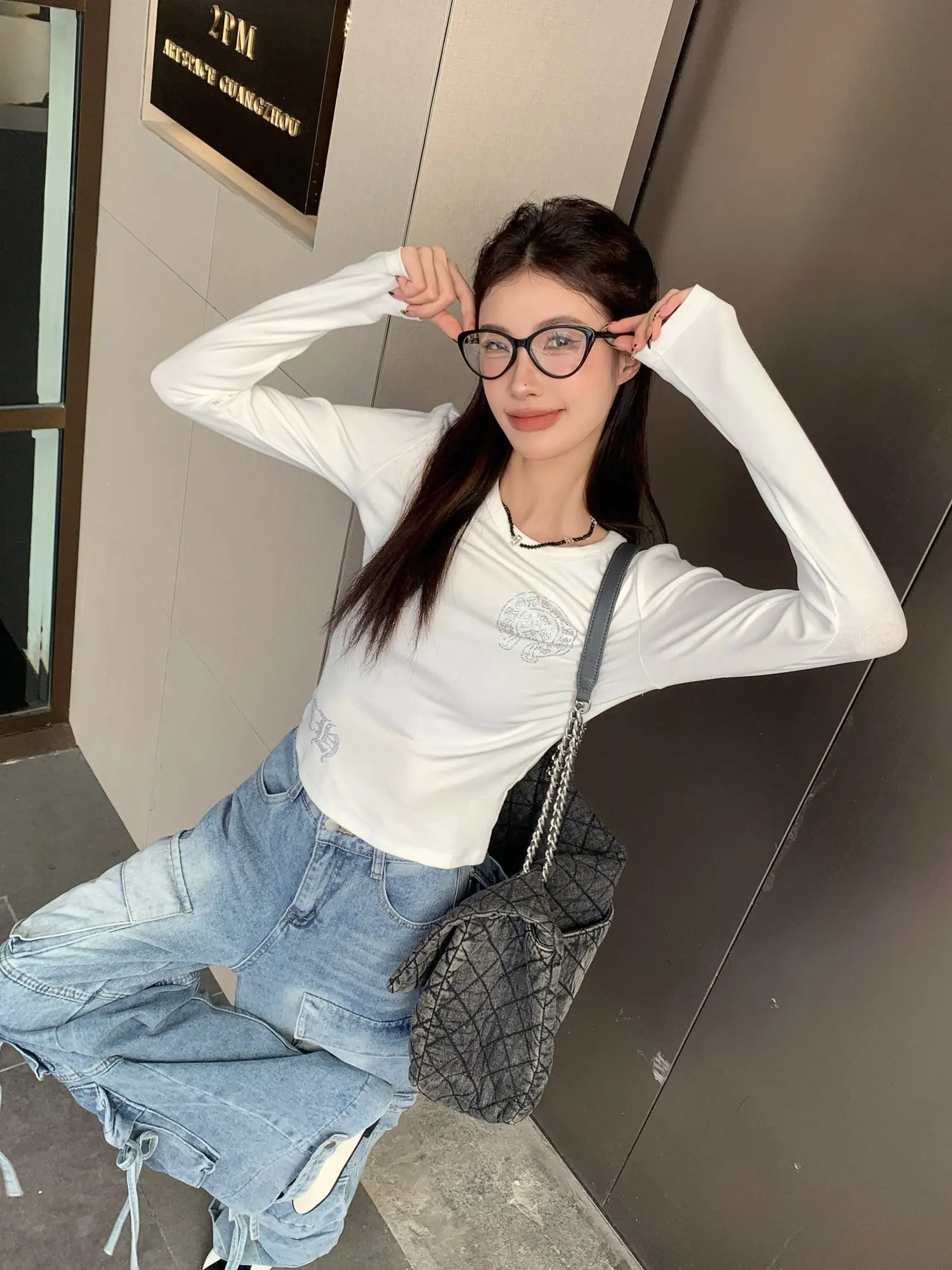 Женский свитер Chrome Hearts женская с длинным рукавом теплая трикотажная вязаный