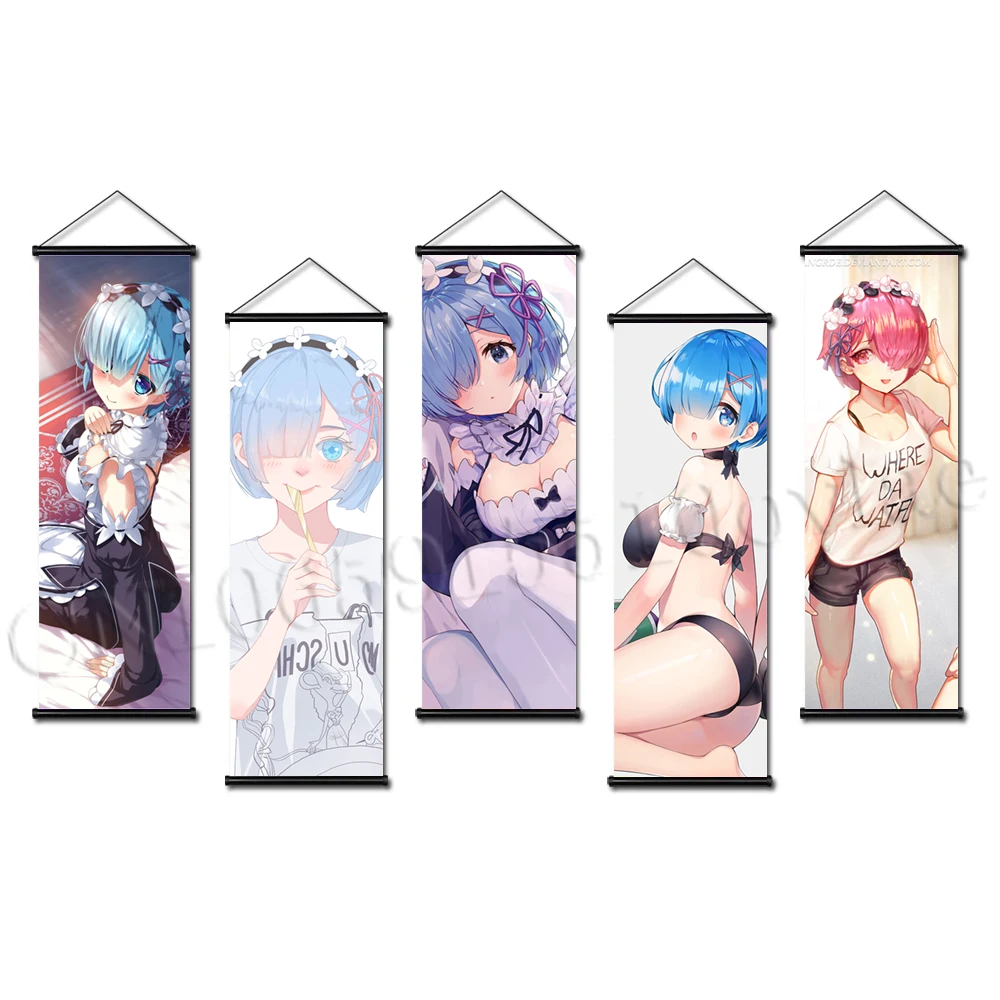 

Картины на холсте «Re:Zero Hanging LS Kara Hajimeru Emilia», настенные картины для домашнего декора, модульные Плакаты для гостиной