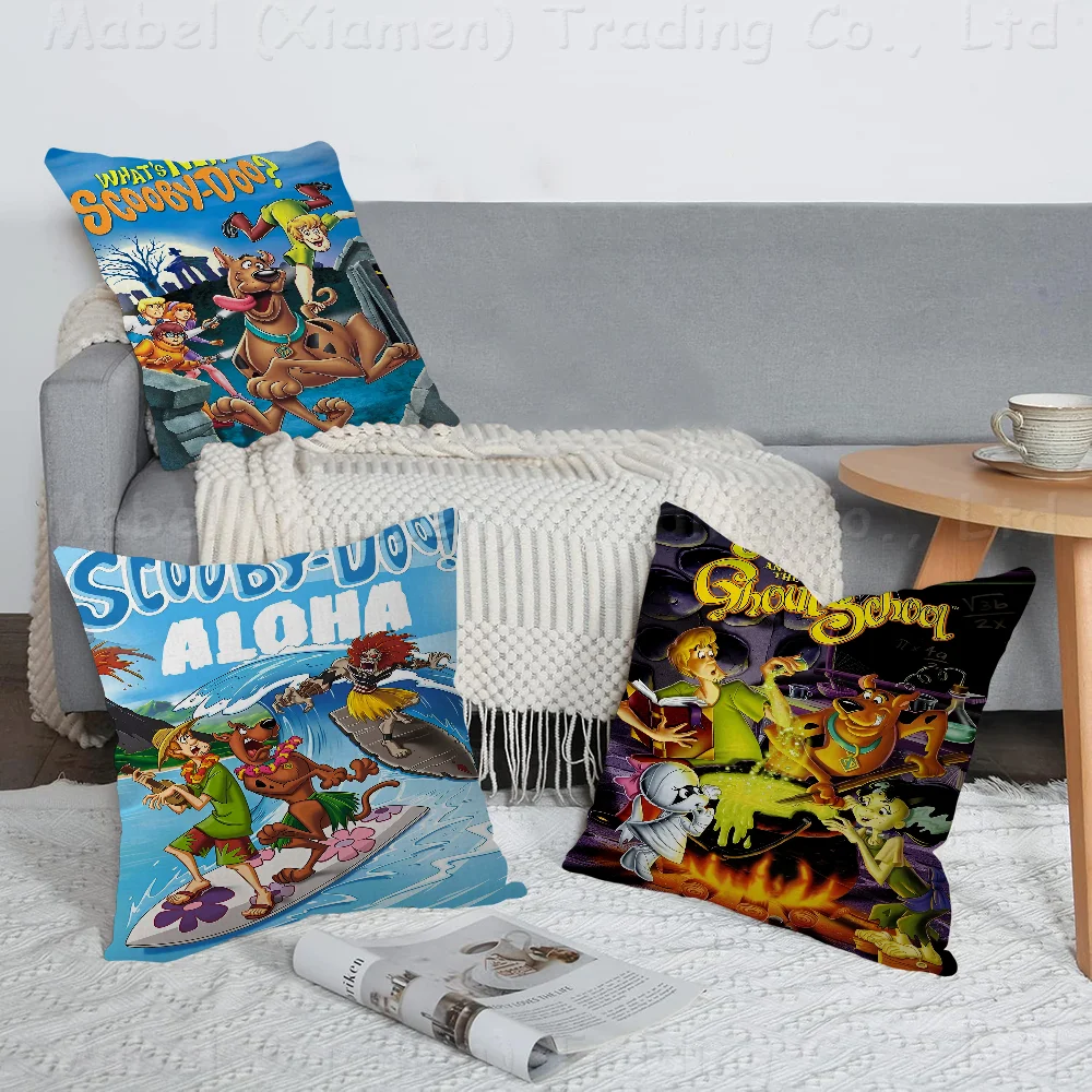S-Scooby D-Doo персонализированный чехол для подушки детская спальня дикий декор