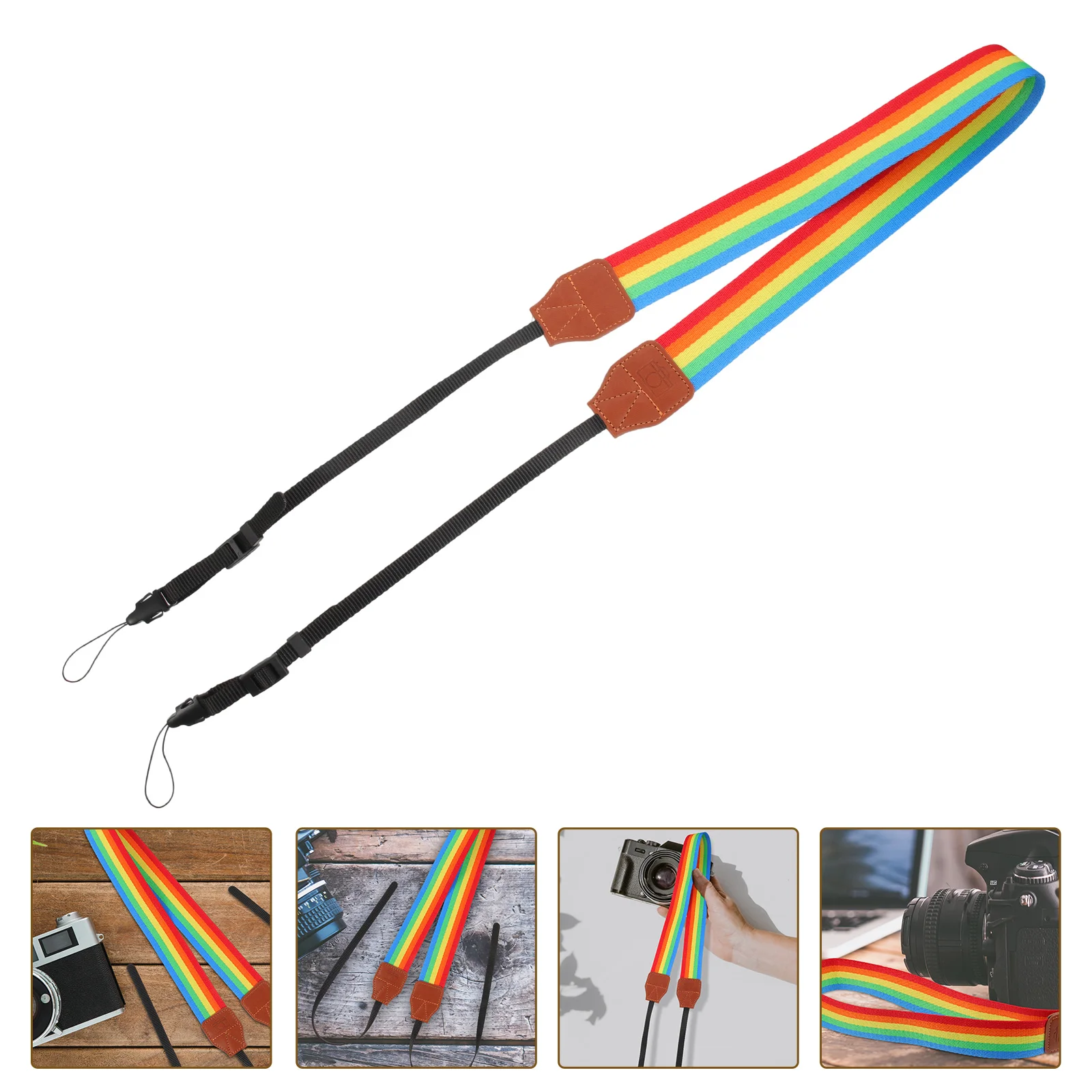

Striped Shoulder Straps Outdoor Camera Ladies Gifts Photographers Women Neck Universal