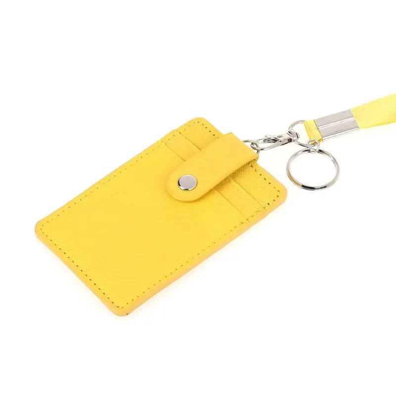 Держатель для бейджа офисной работы школьного удостоверения личности с брелоком