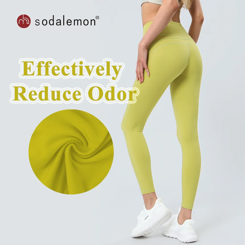 High Waist Women Yoga Leggings Effectively Reduce Odor Sports Pants Elastic Anti-Odor Fitness Gym Exercise Athletic Trousers