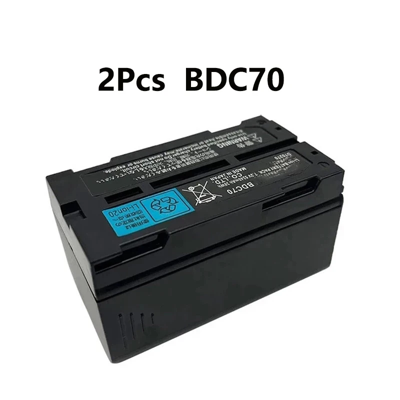 

2Pcs BDC70 Battery for CX/RX-350 OS/ES Total Station 7.2V 5240mAh Rechargeable Li-ion Battery